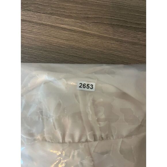 Vtg Victoria's Secret Long Front Slit Sheer Floral Sleeveless Nightgown S *Read - Picture 14 of 14